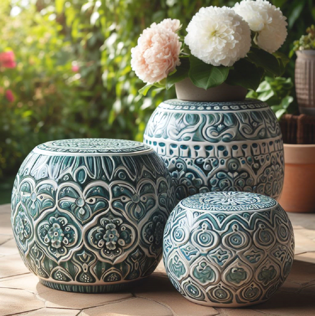 Ceramic Garden Stools