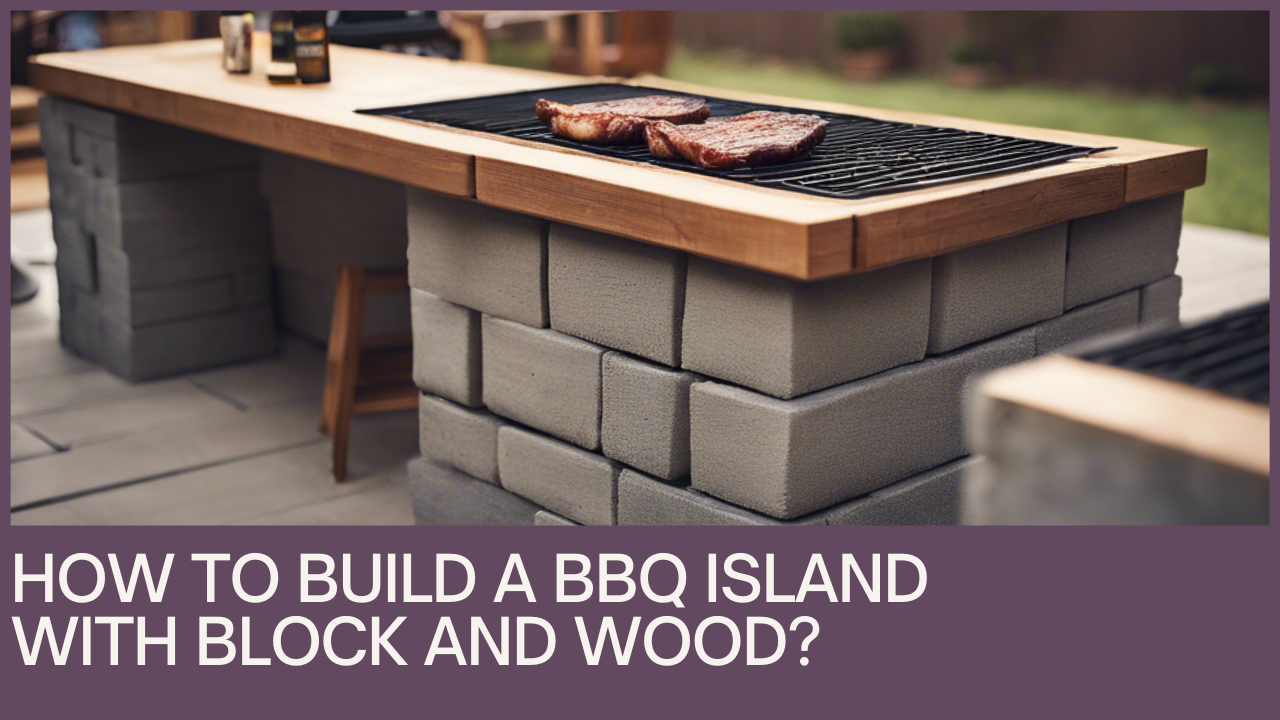 How to Build a BBQ Island With Block and Wood