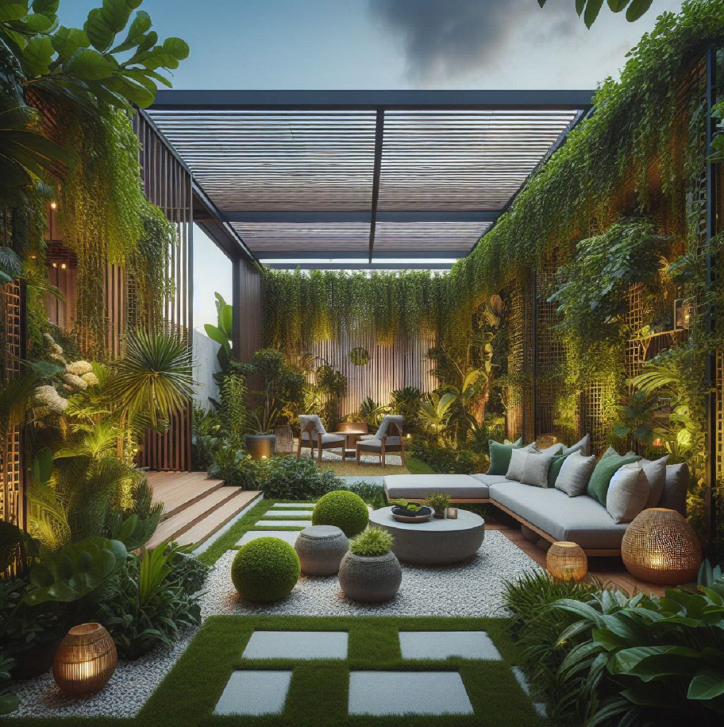 Privacy-Focused Garden Design with Screening Plants